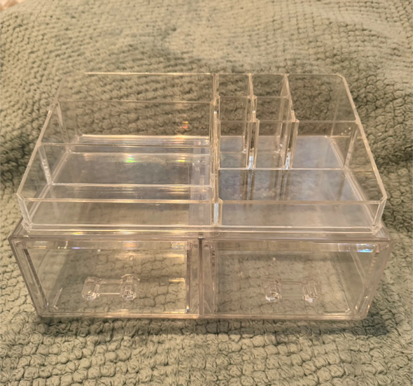 Clear Acrylic Makeup Organizer with Drawers 🥕