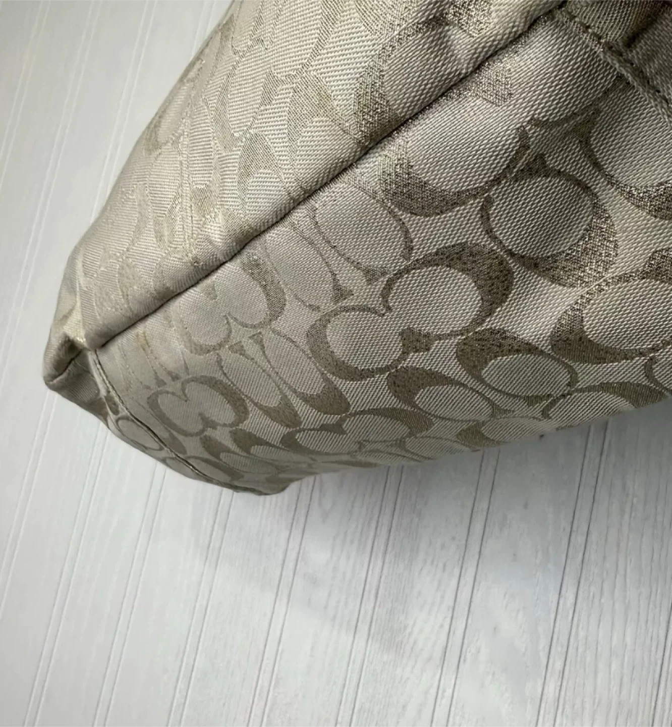 Coach Signature Tote Bag - Beige/Gold - photo 5