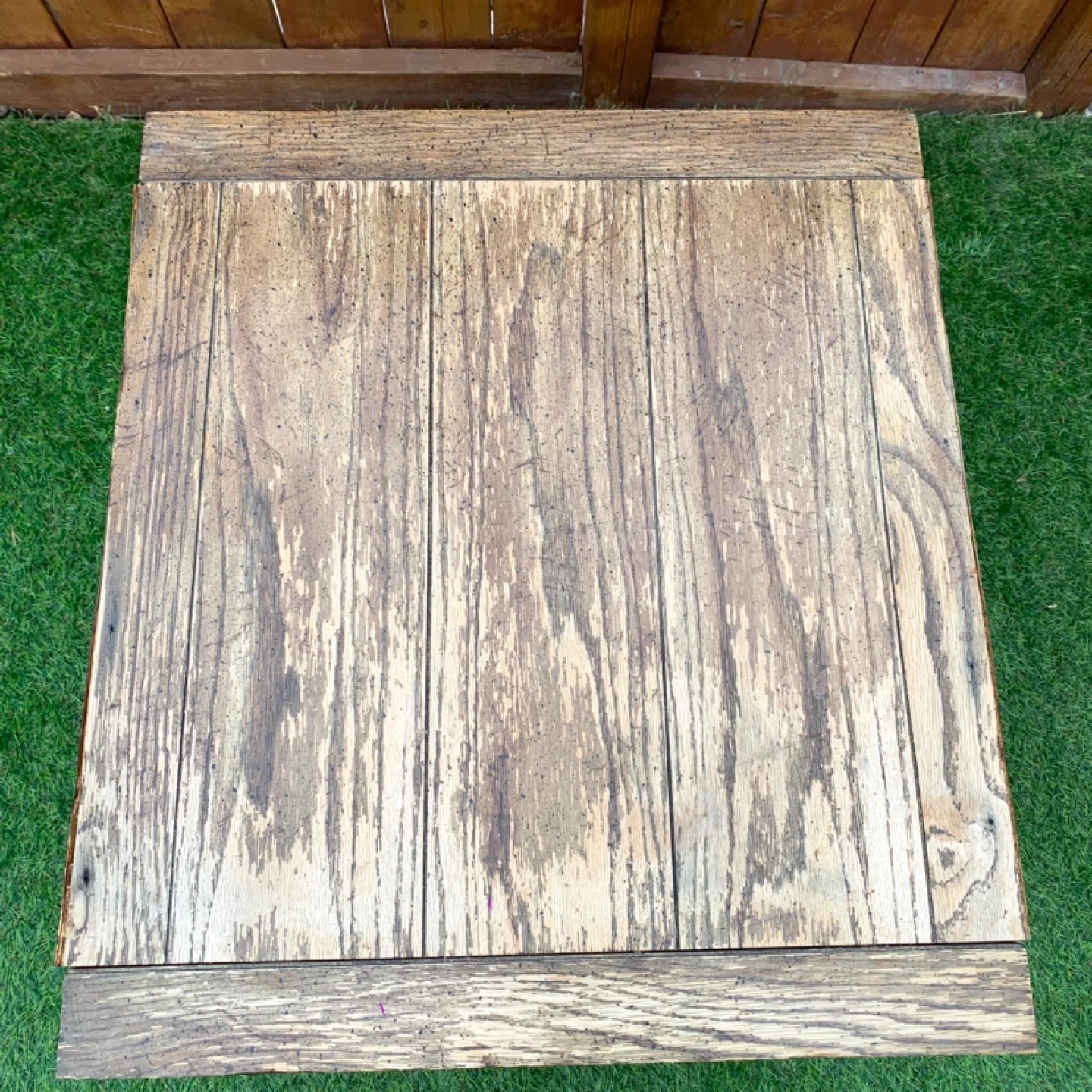 Vintage Wooden End Table with Drawer - photo 5