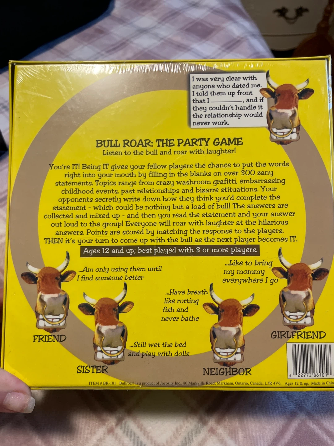 Bull Roar! The Fill-in-the-Blank Party Game - photo 2
