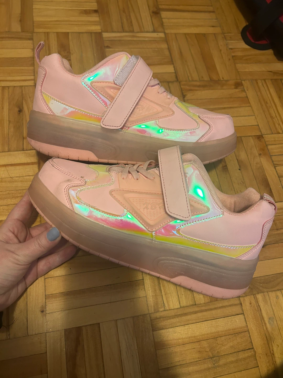Pink Heely’s Roller Shoes with Wheels