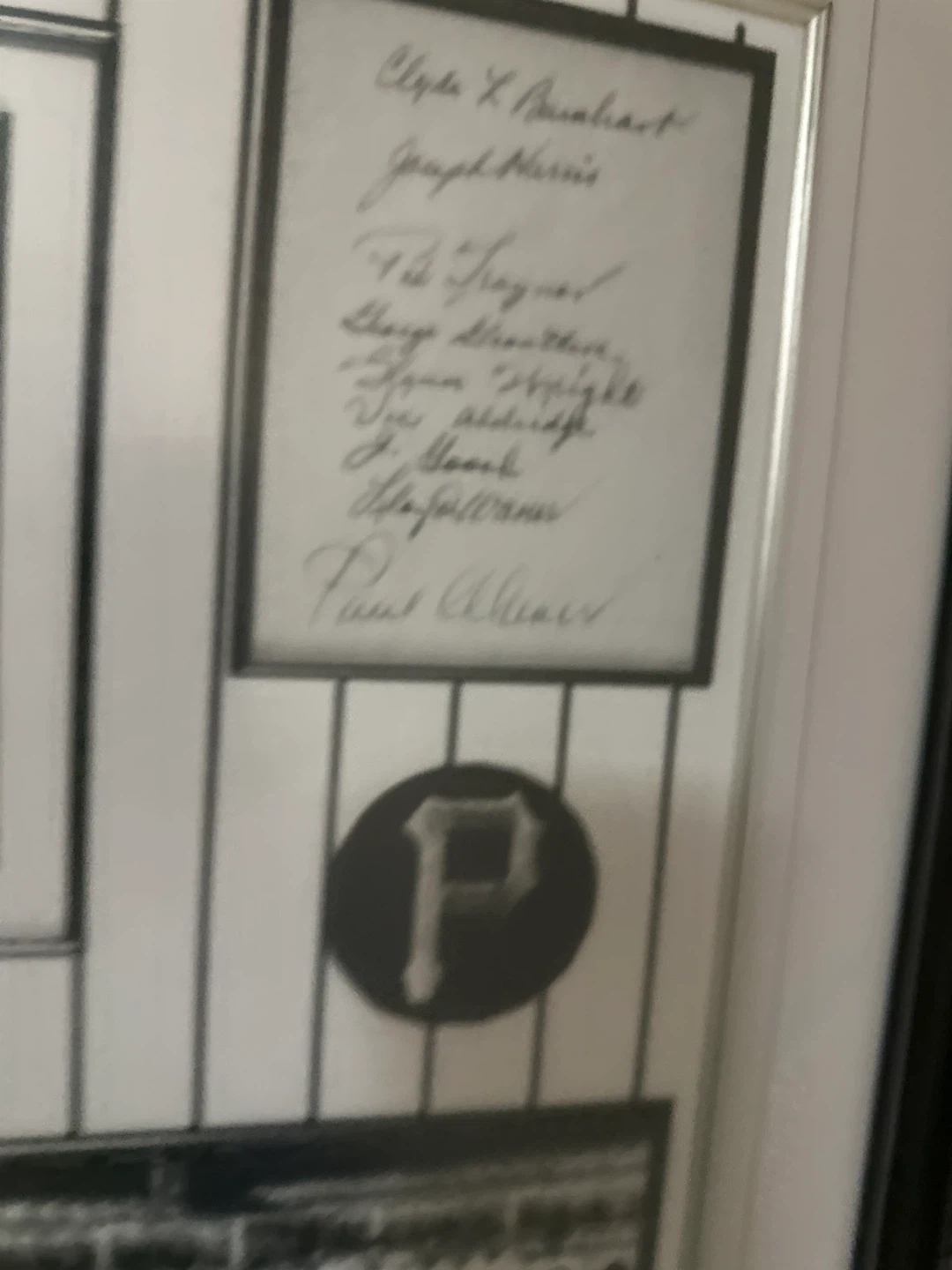 1927 World Series Framed Display - photo 4