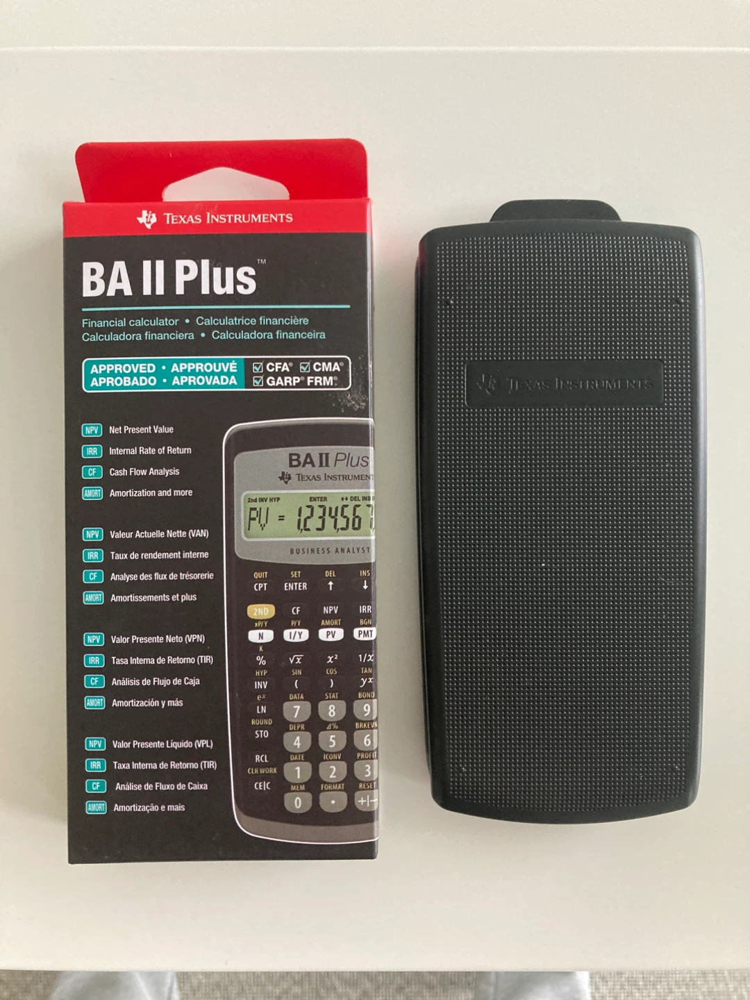 Texas Instruments TI BA II Plus Financial Calculator
