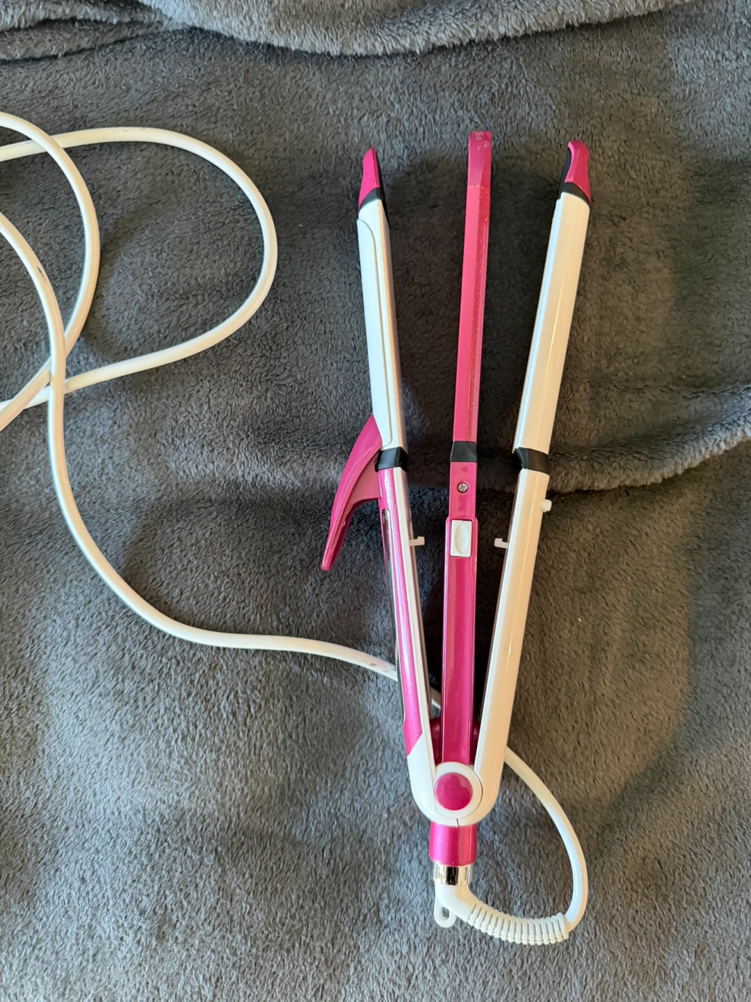 Pink 3-in-1 Hair straightener & Crimper and Curler 🥕 - photo 2