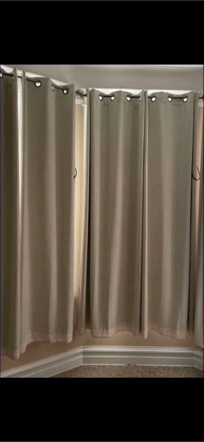 Light Beige Blackout Curtains