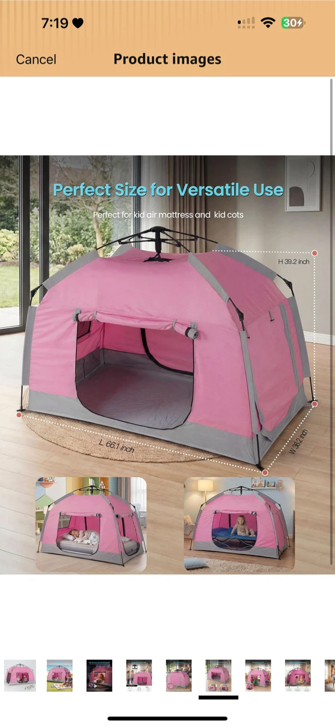 Privacy Kid Play Tent -blue - photo 5