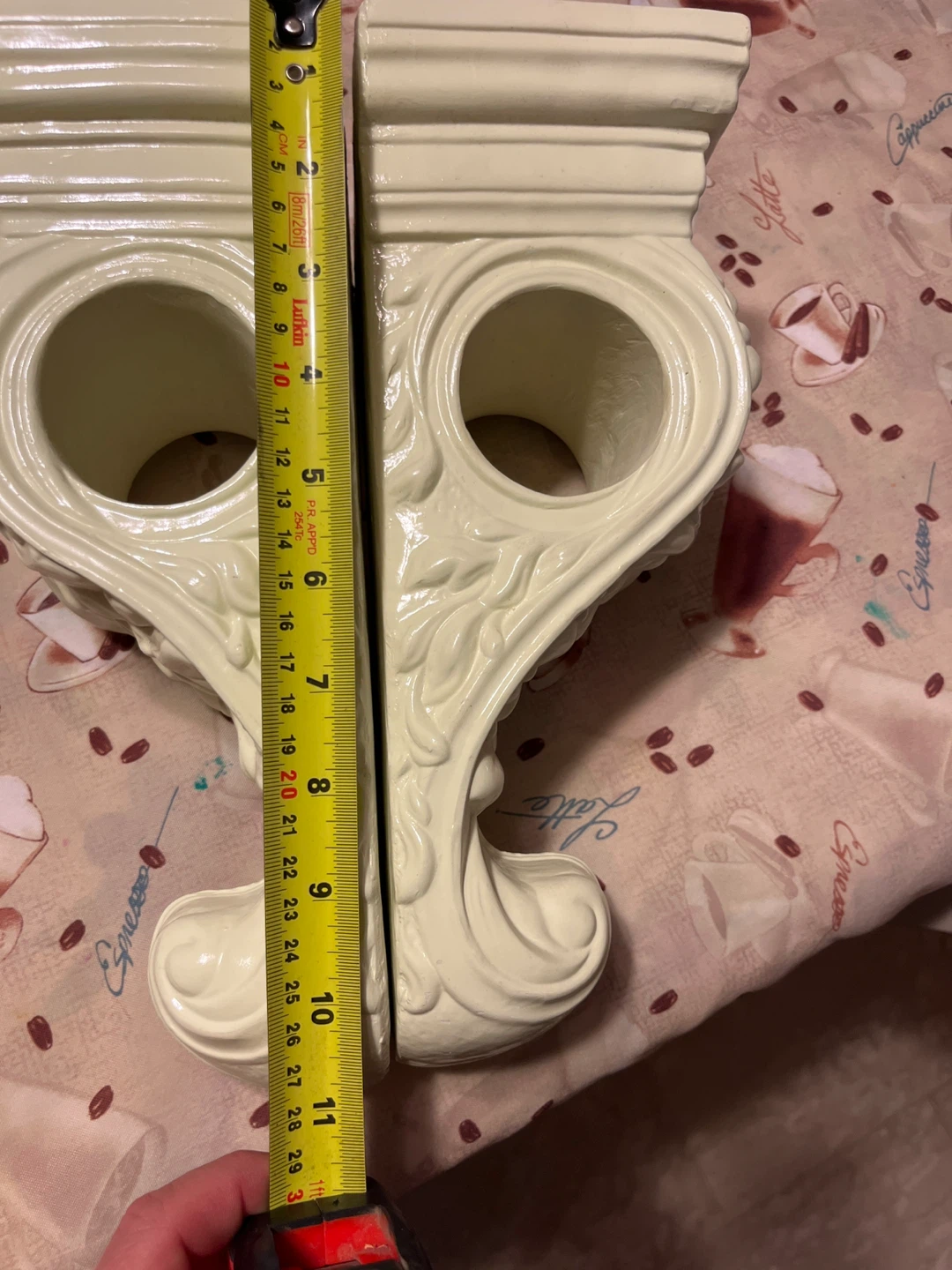 Pair of Ornate White Corbels - photo 5
