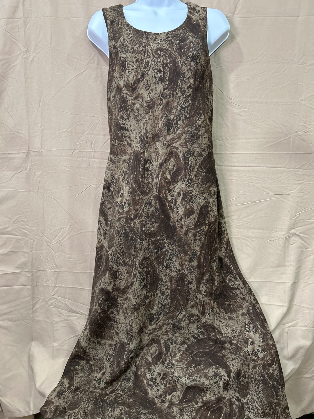 Studio I Women's Paisley Print Maxi Dress Size 12
