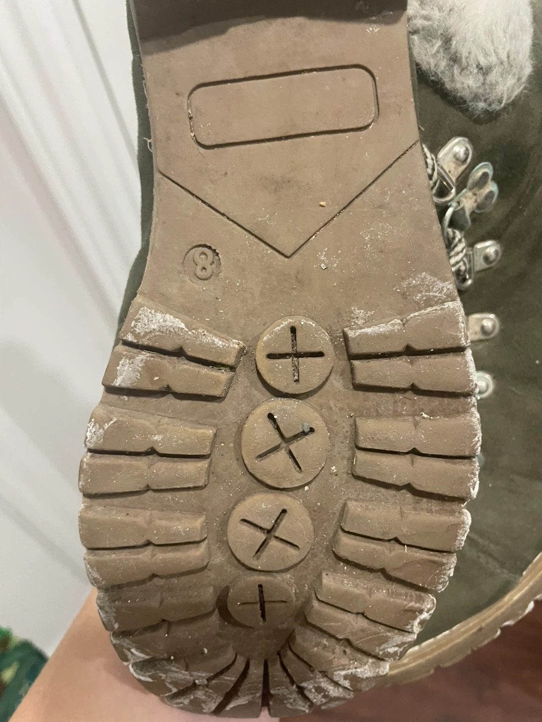 Women's Green Fur Lined Winter Boots - photo 3