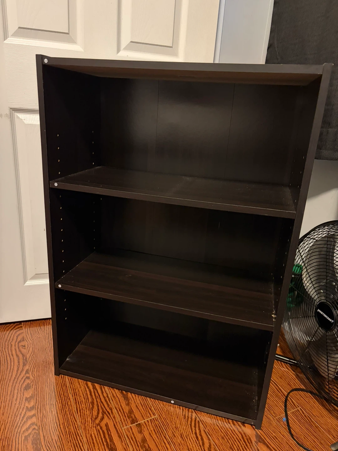 Dark Brown 3-Shelf Bookshelf - photo 2