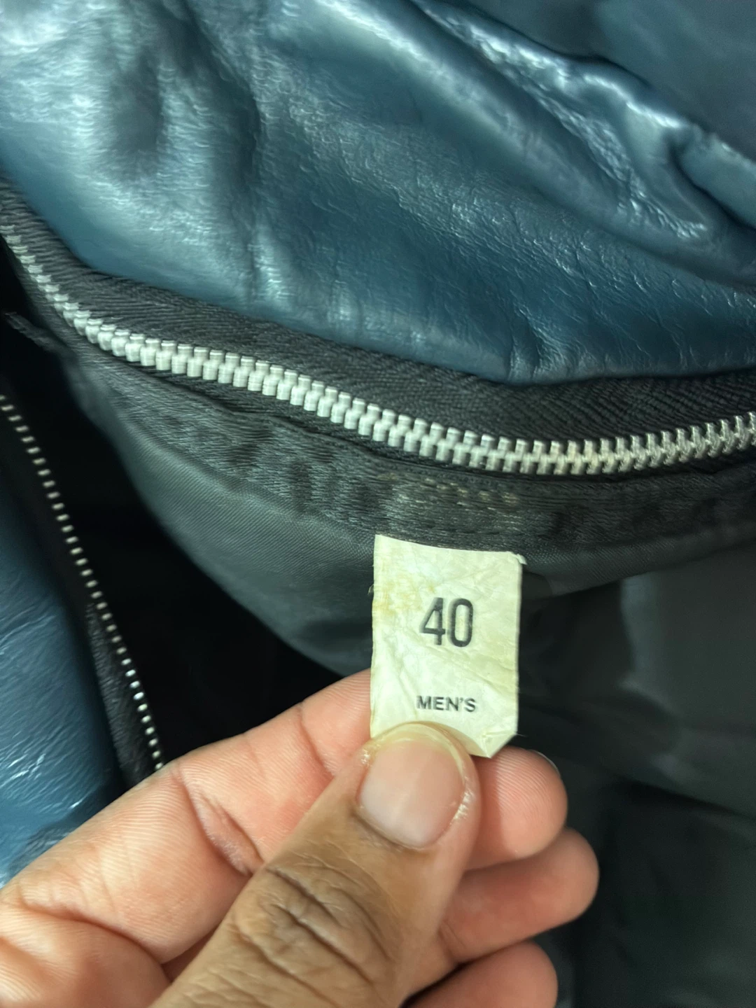 Men's Leather Jacket Size 40 Rotary Club Fort Erie - photo 3