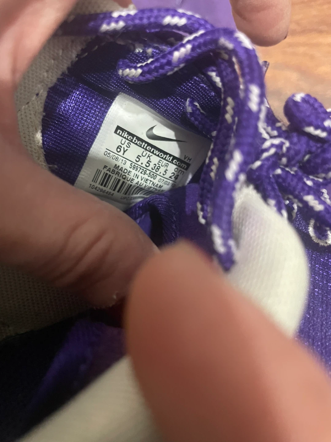 Nike Roshe Run Purple Shoes - photo 3