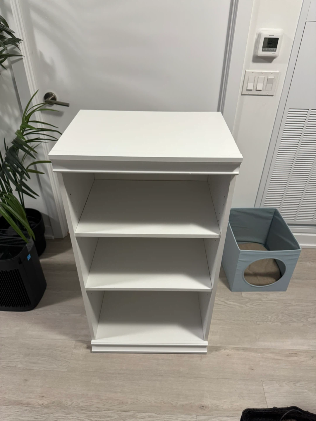 White 3-Shelf Bookcase
