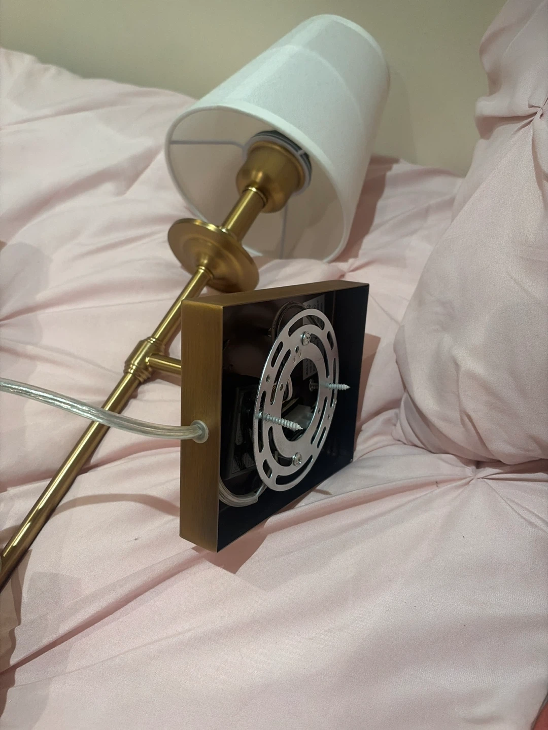 Pair of Brass Wall Sconces - photo 2
