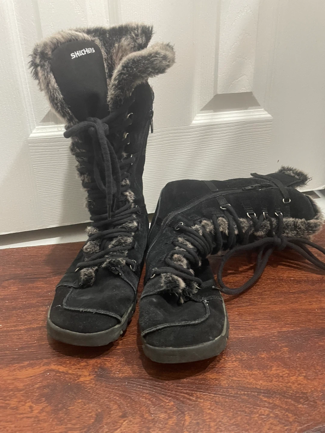 Skechers Black Faux Fur Lined Winter Boots - photo 2