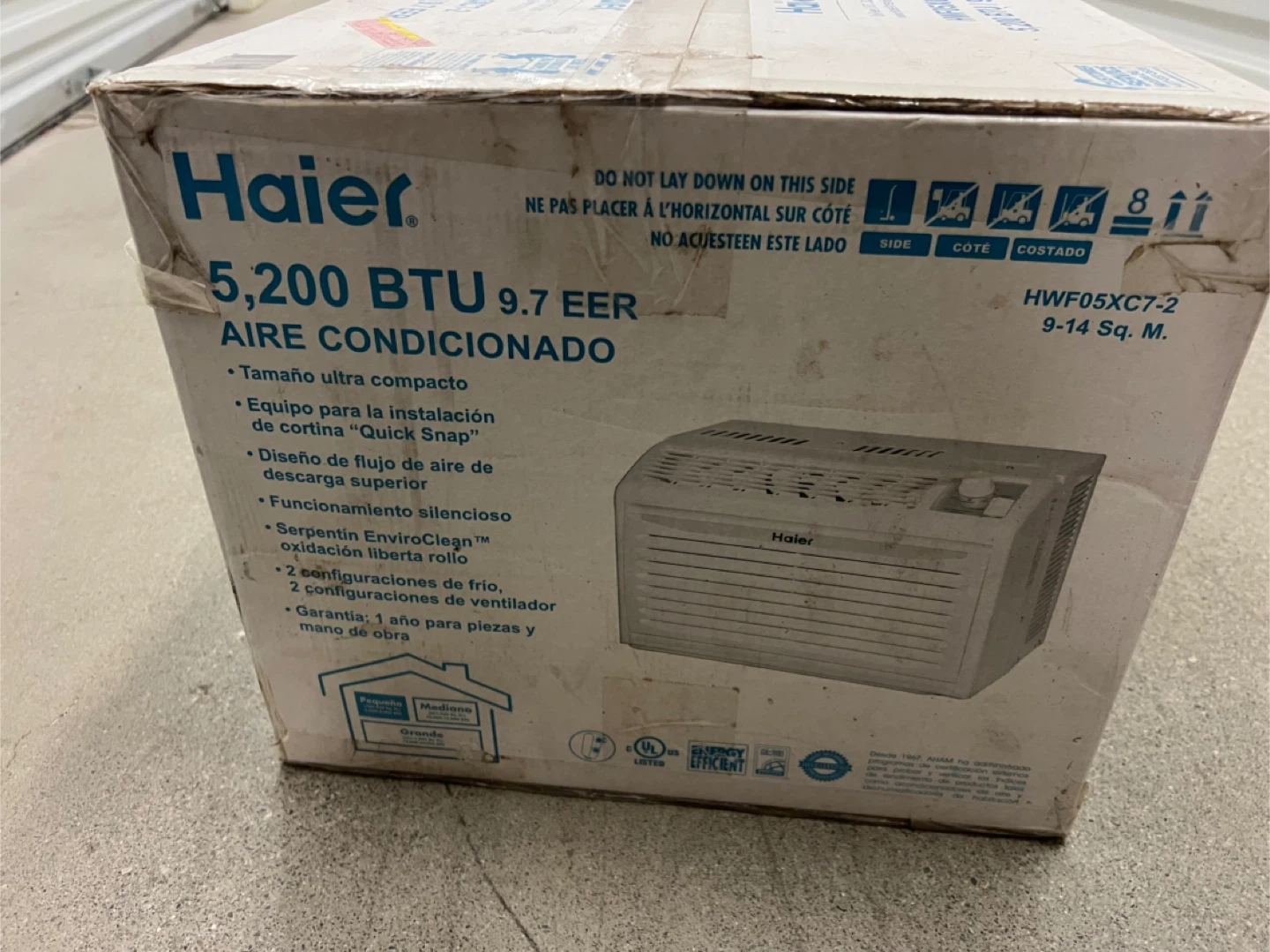 Haier HWF05XC7-2 Room Air Conditioner, 5,200 BTU - photo 5