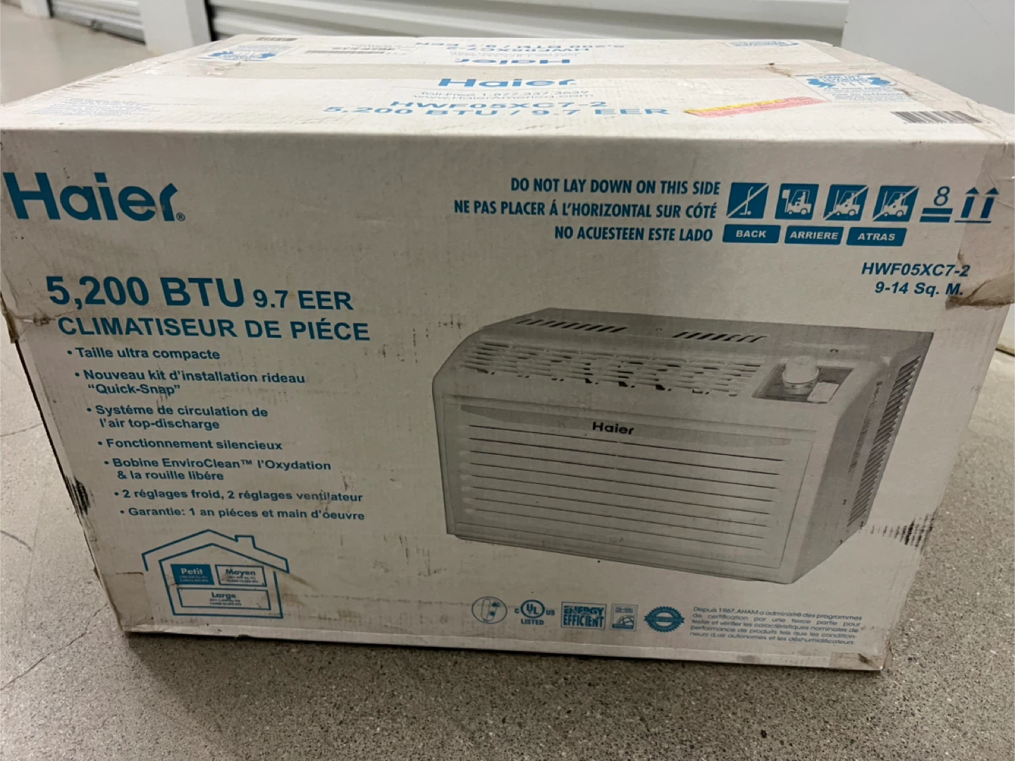 Haier HWF05XC7-2 Room Air Conditioner, 5,200 BTU - photo 4