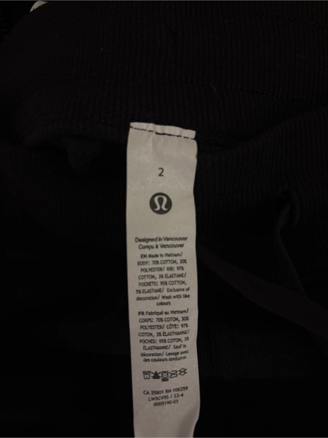 Lululemon Black Athleisure scuba Set - photo 5