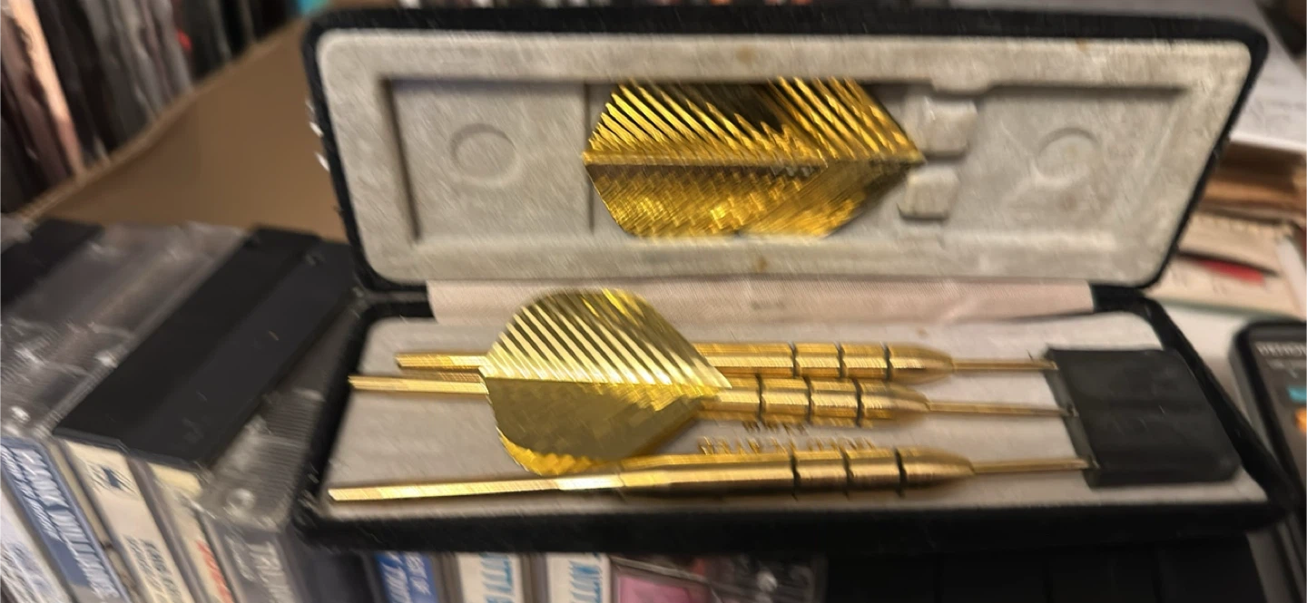 Gold Plated Darts Set - Made in England - photo 4