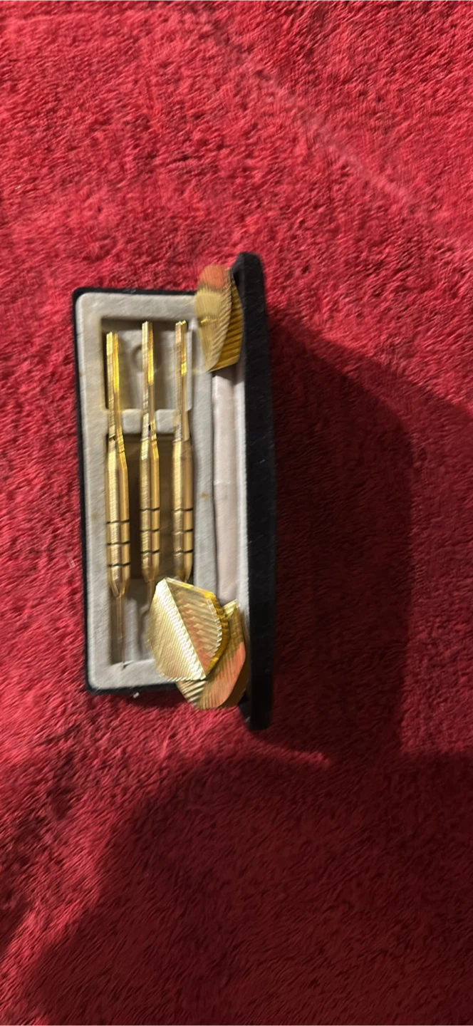 Gold Plated Darts Set - Made in England - photo 2