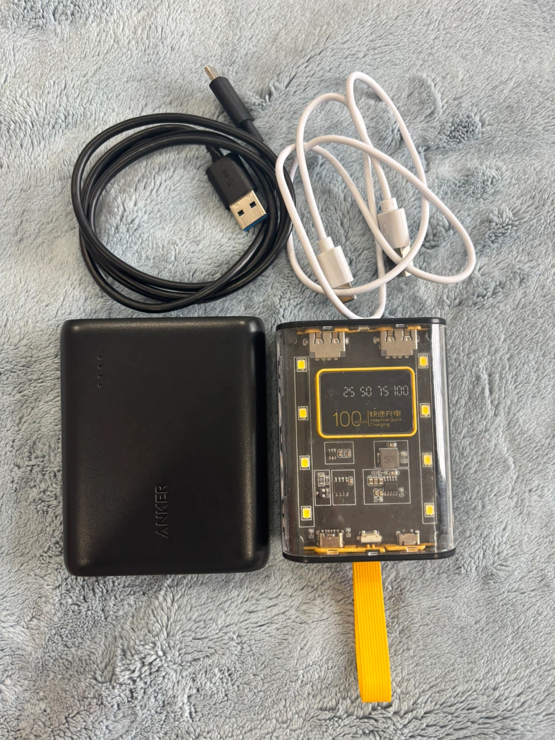 Anker Power Bank & Transparent Power Bank