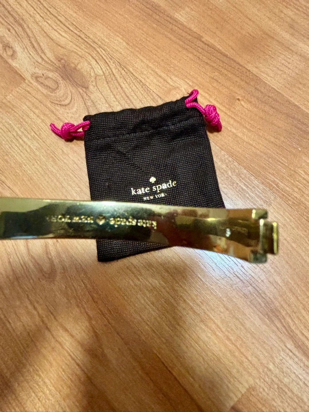 Kate Spade New York Black Spade Hinge Bangle Bracelet - photo 3