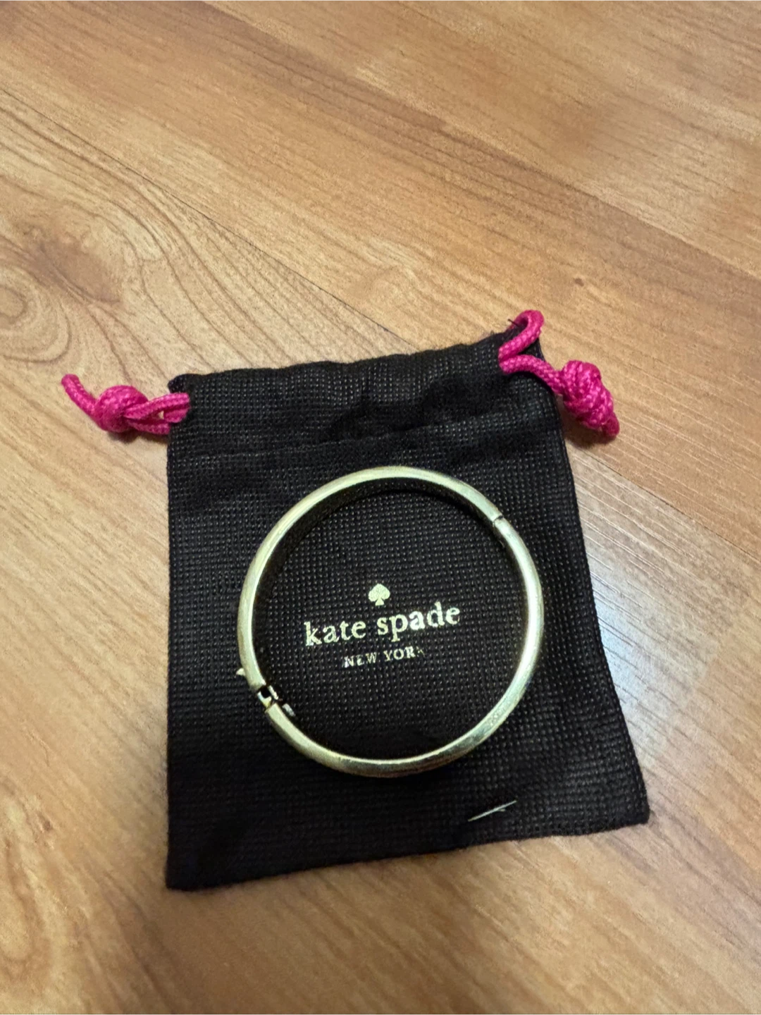 Kate Spade New York Black Spade Hinge Bangle Bracelet - photo 2