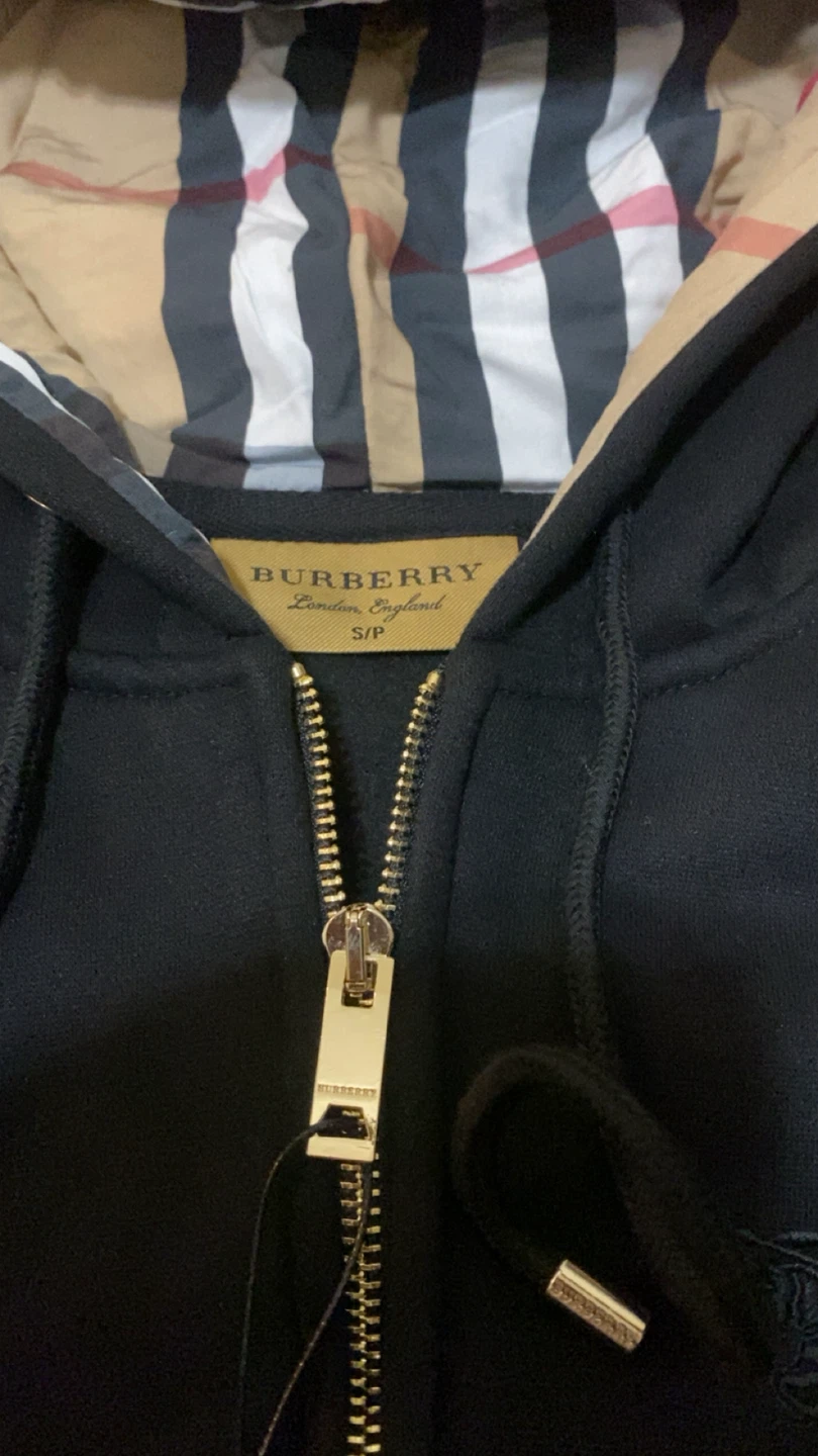 Burberry Black Full Zip Hoodie S/P - photo 2