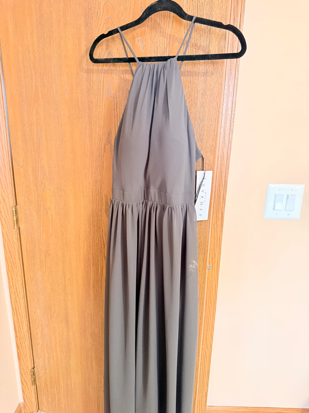 Slefkoff Halter Neck Maxi Dress -Size 8 - photo 2
