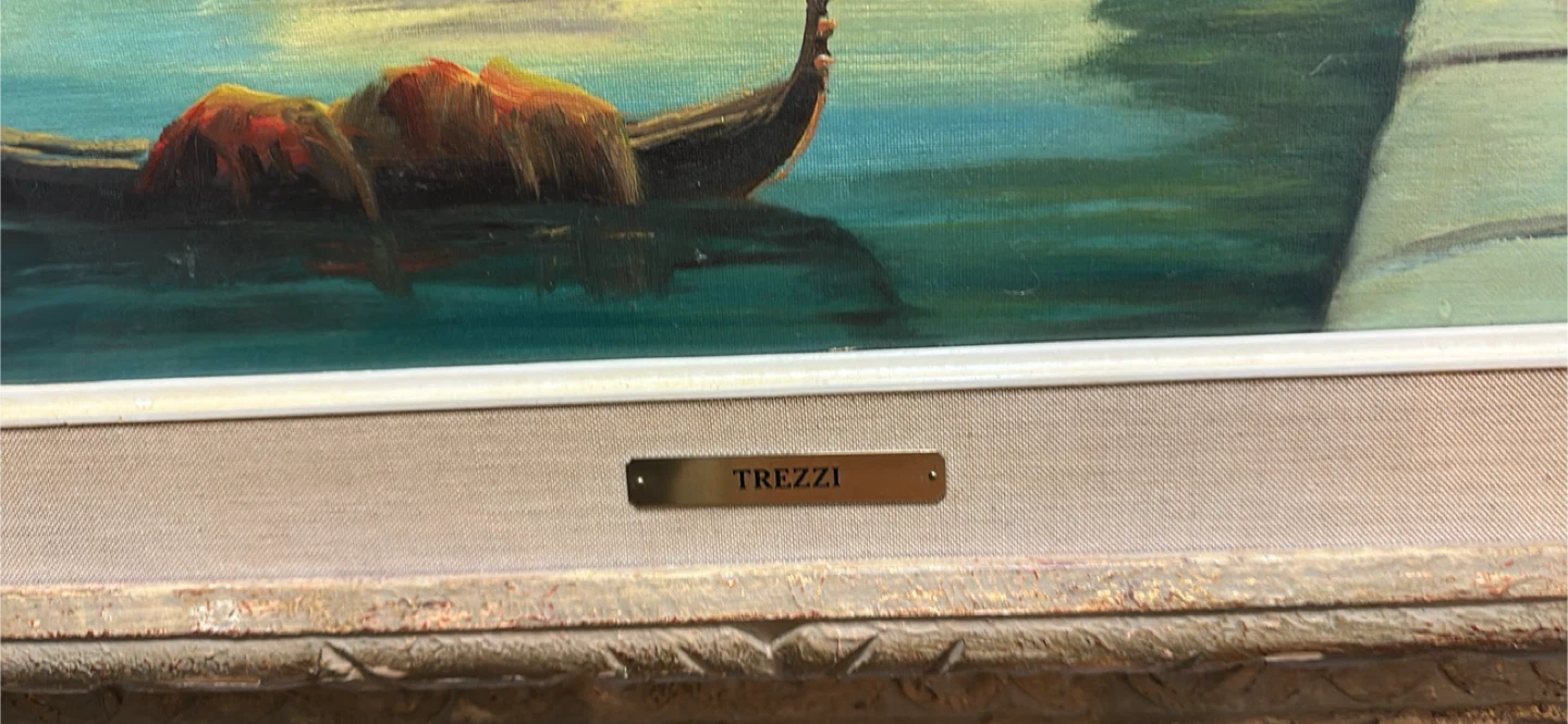 Original Painting of Venice Scene by Trezzi - photo 2