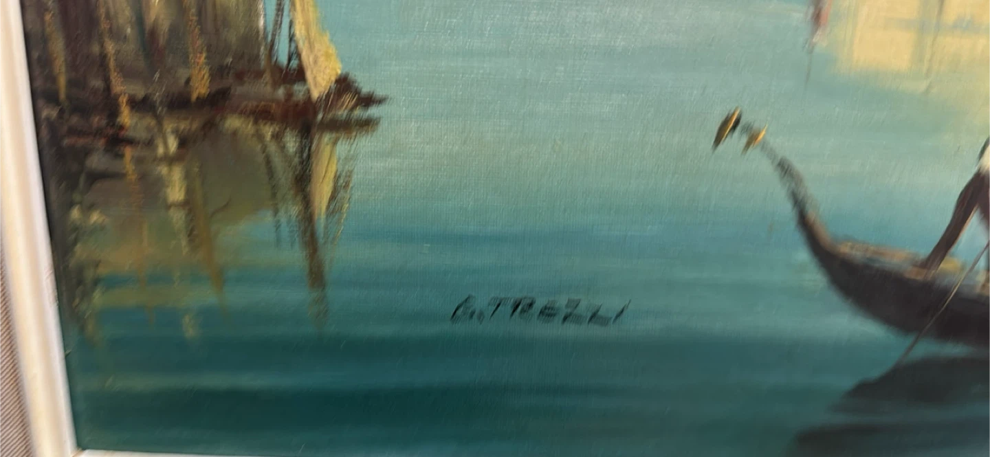 Original Painting of Venice Scene by Trezzi - photo 3
