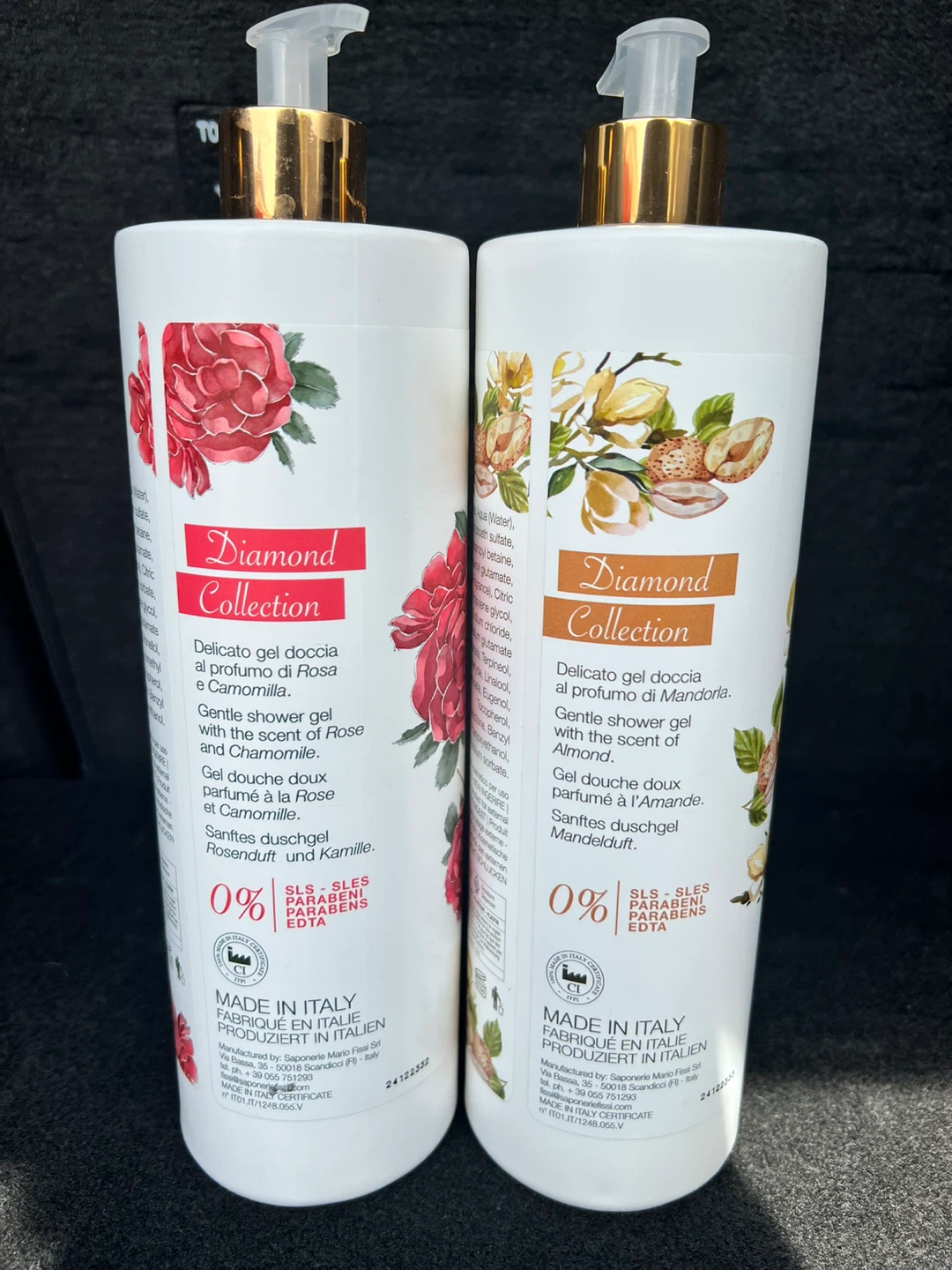 Diamond Collection Shower Gel - Rose & Chamomile and Almond - photo 2