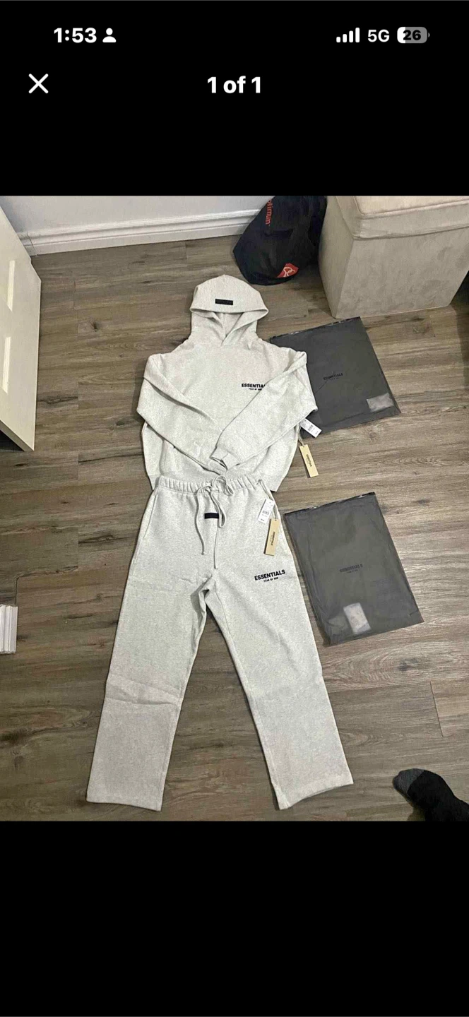Fear of God Essentials Hoodie and Sweatpants Set
