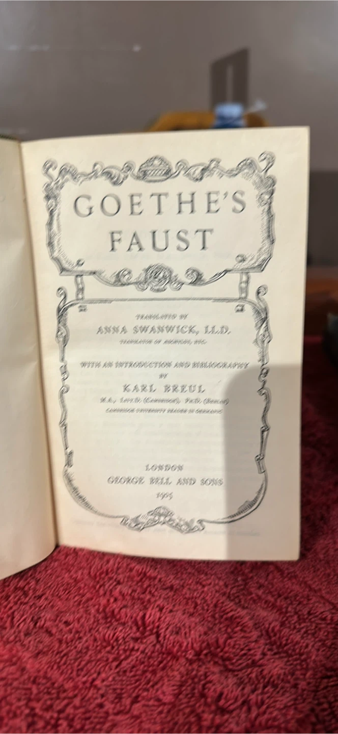 Goethe's Faust by Anna Swanwick Translation - photo 2