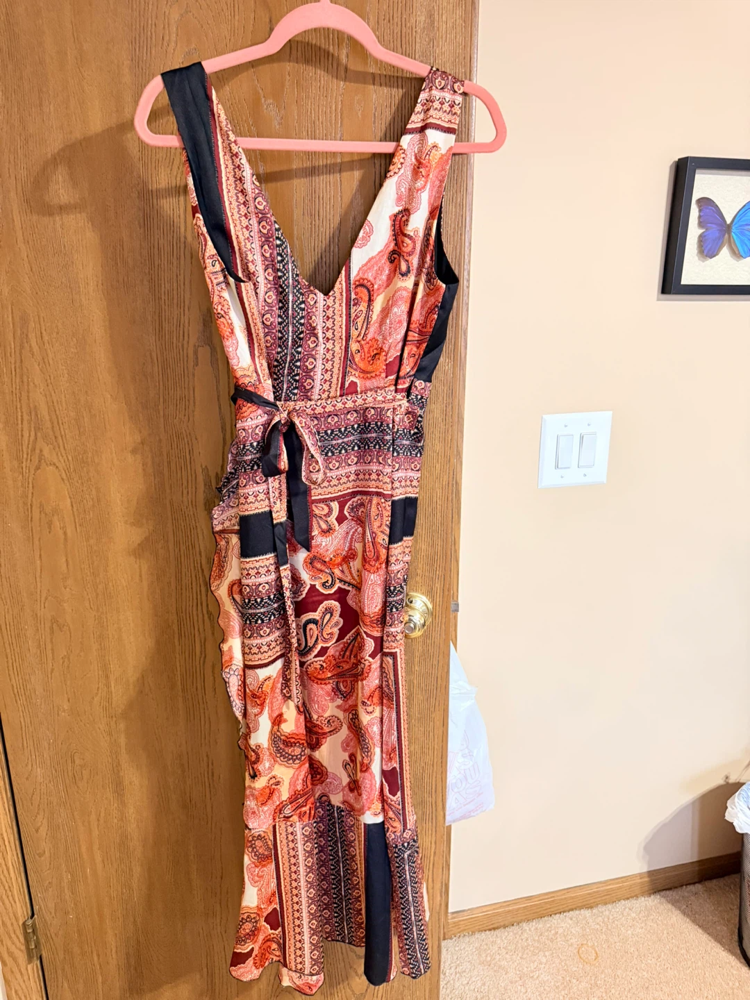 Lulus Print Wrap Maxi Dress - photo 2