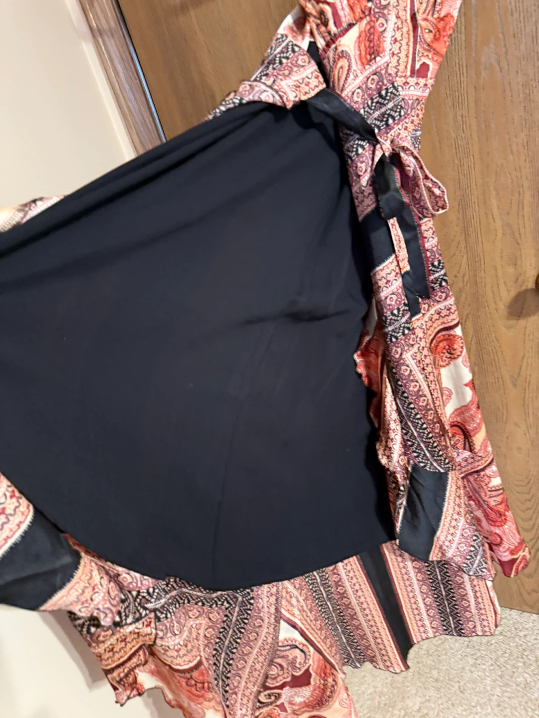 Lulus Print Wrap Maxi Dress - photo 4