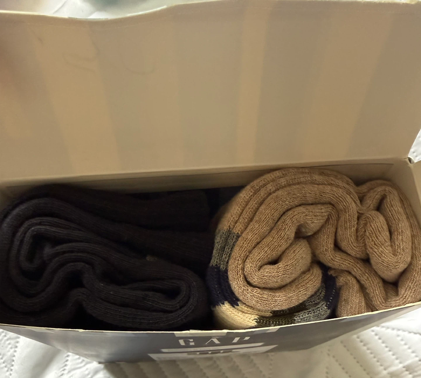 GAP 4 Crew Socks Size 6-12 - photo 3