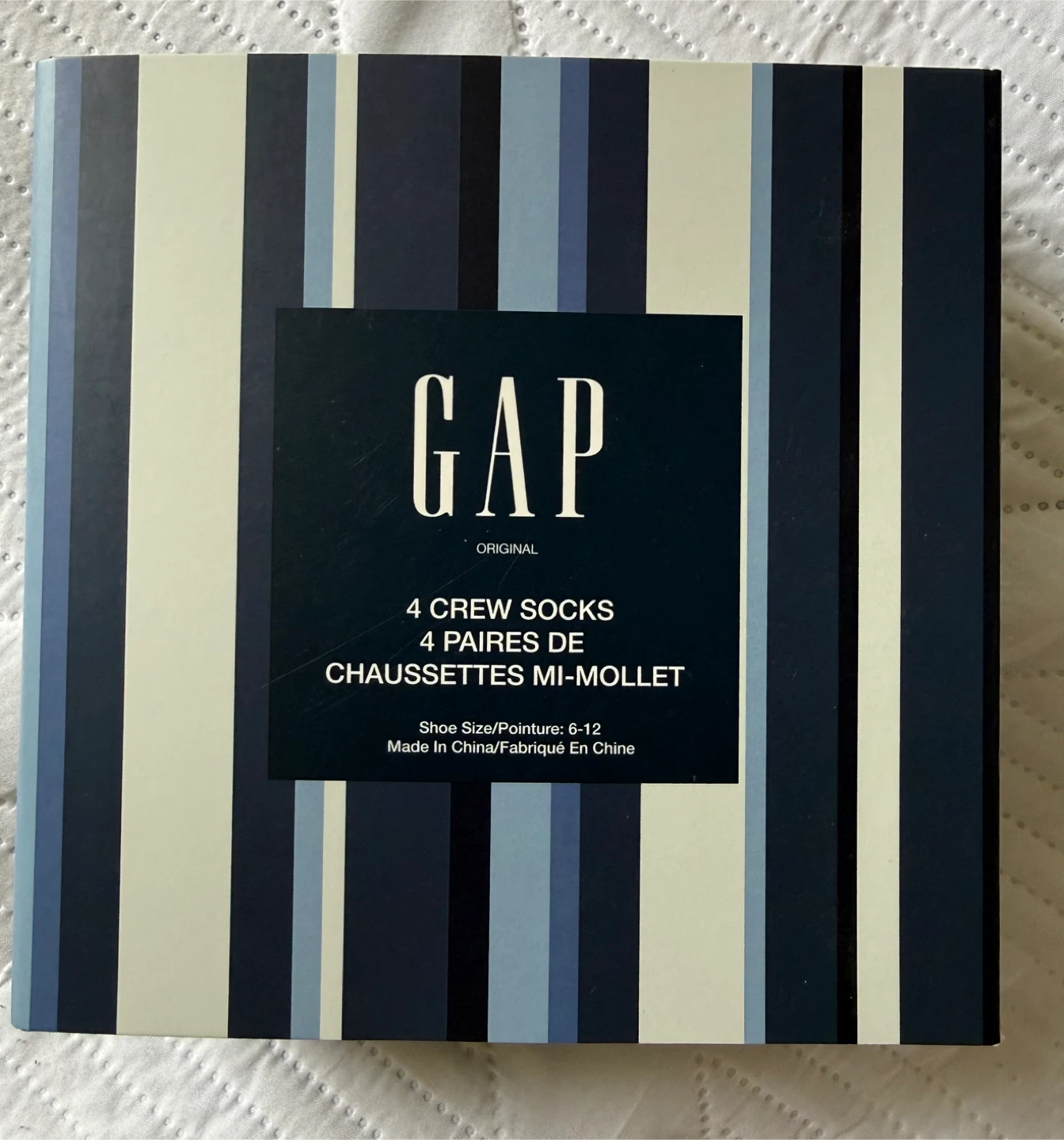 GAP 4 Crew Socks Size 6-12