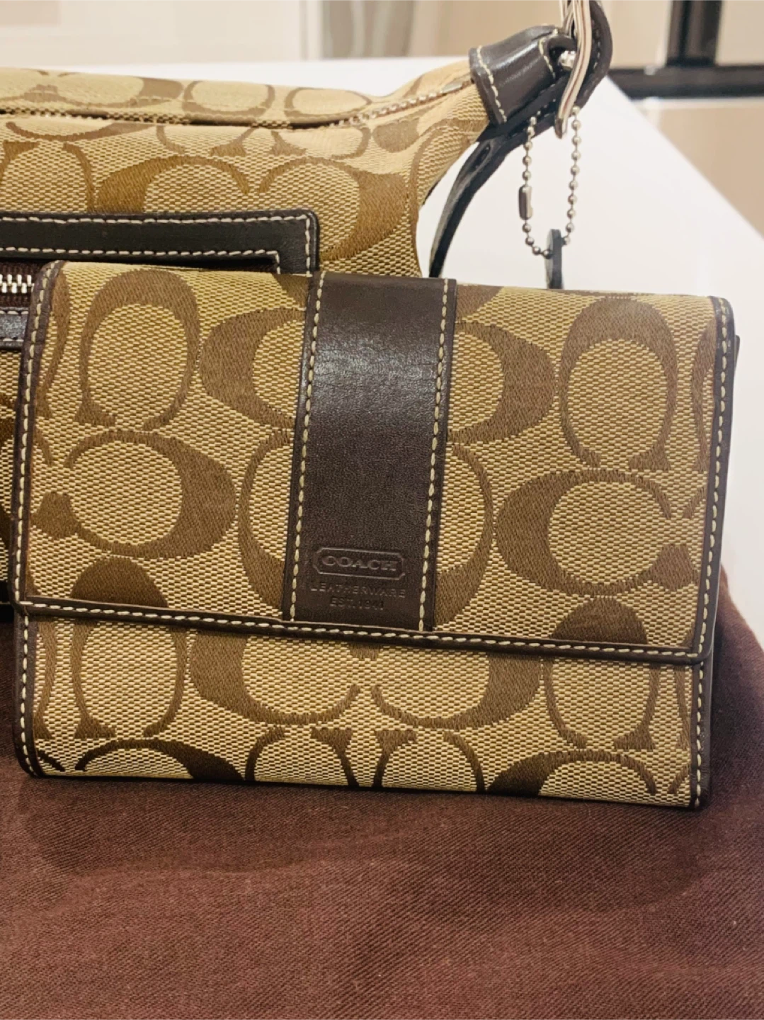 🤎Price Firm! Coach Signature Wallet & Wristlet Set🐻 - photo 4