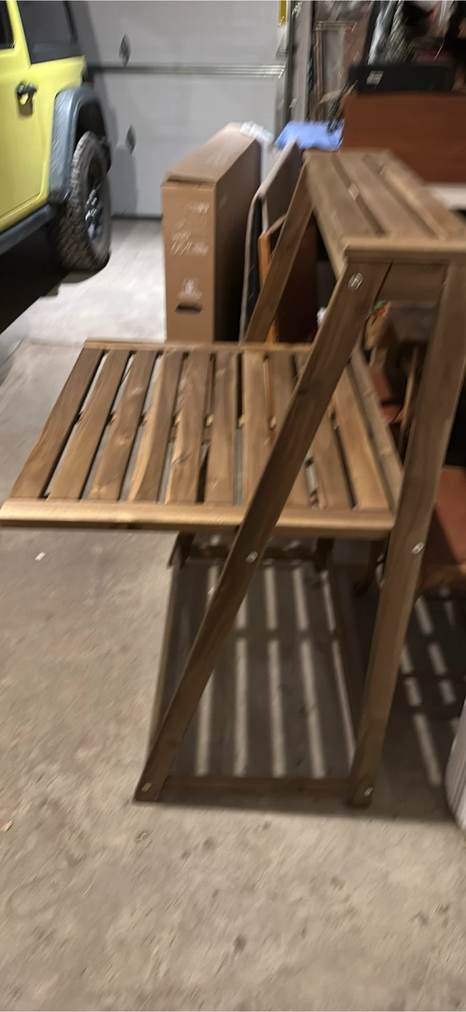Wooden Folding Bar Table