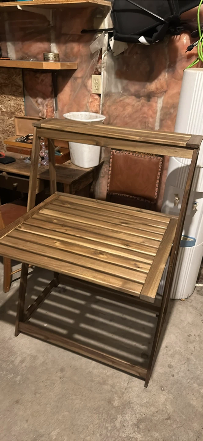 Wooden Folding Bar Table - photo 2