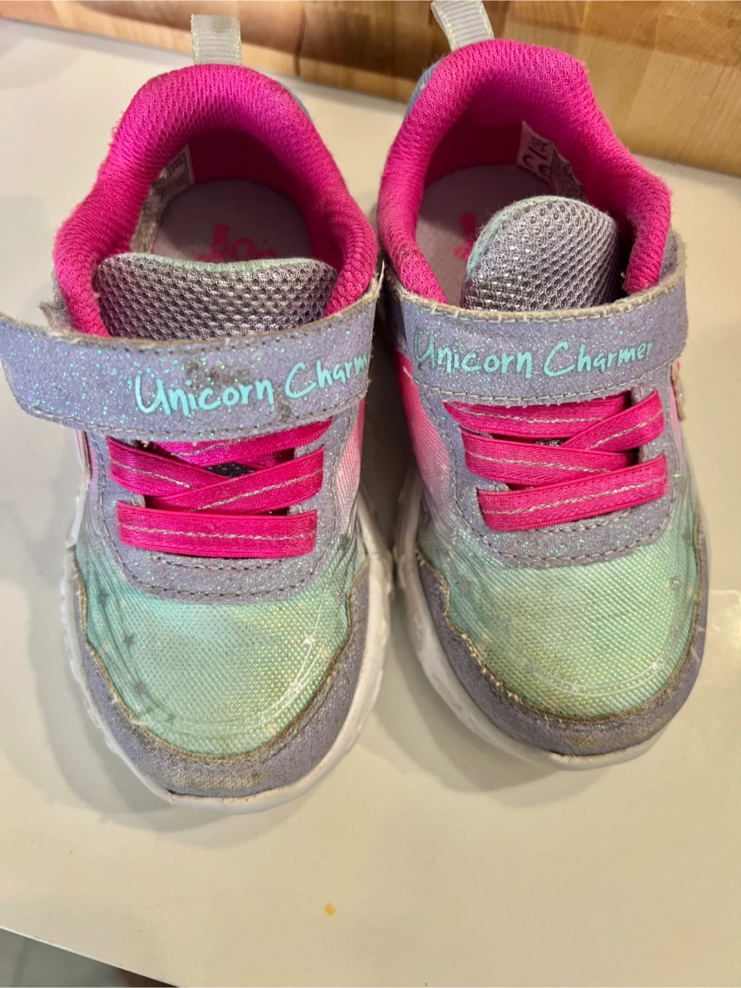 Skechers Light-Up Unicorn Shoes - Toddler Size 7 - photo 2