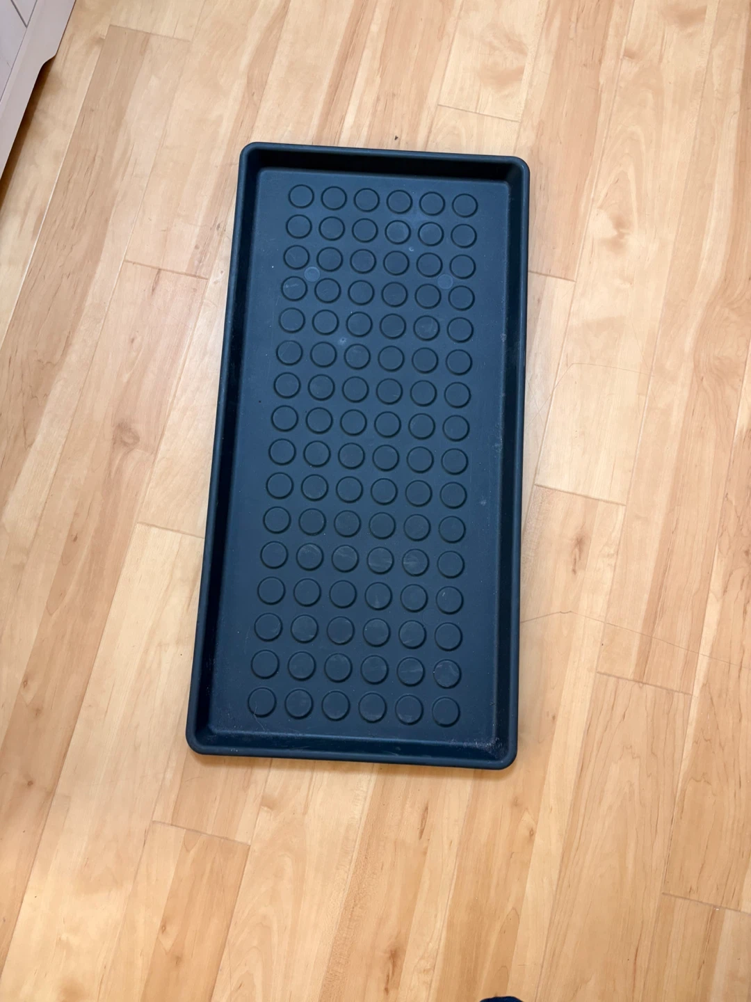 Black Rubber Boot Tray