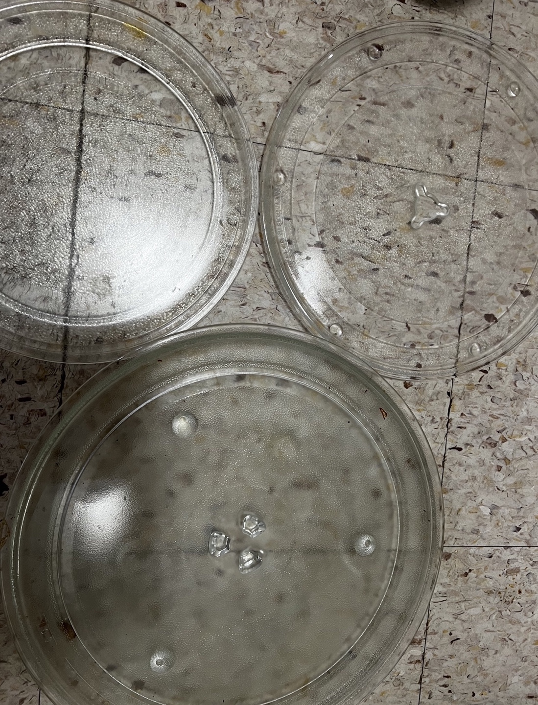 Glass Microwave Turntable Plates-different Sizes (price of Each)