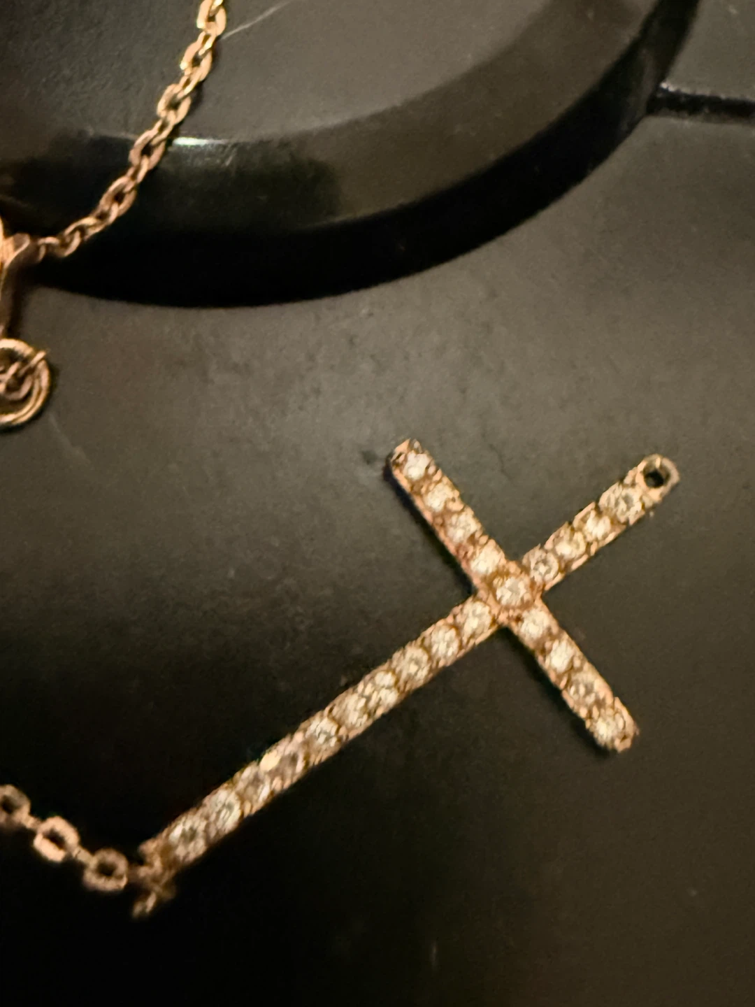 Diamond Cross Pendant Necklace