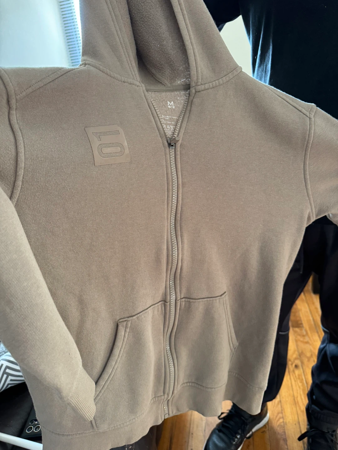 Xersion Hoodie and Sweatpants Set - Tan - Medium (10/12) - photo 3