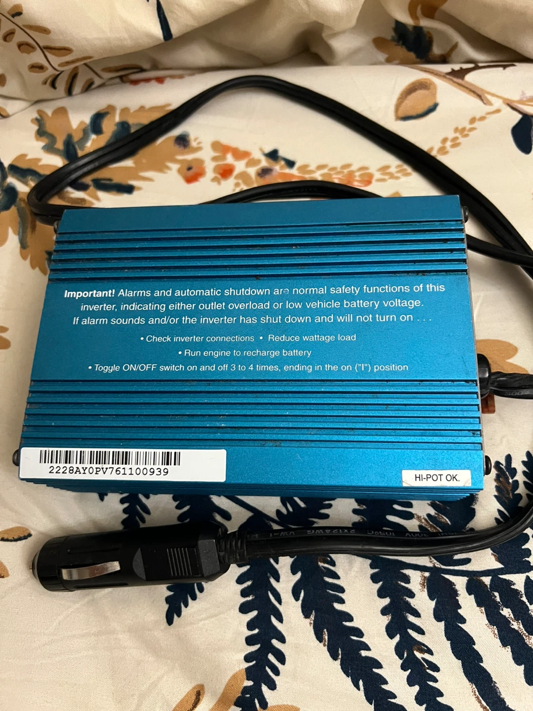 Tripp Lite PowerVerter Ultra-Compact Inverter 375 Watts