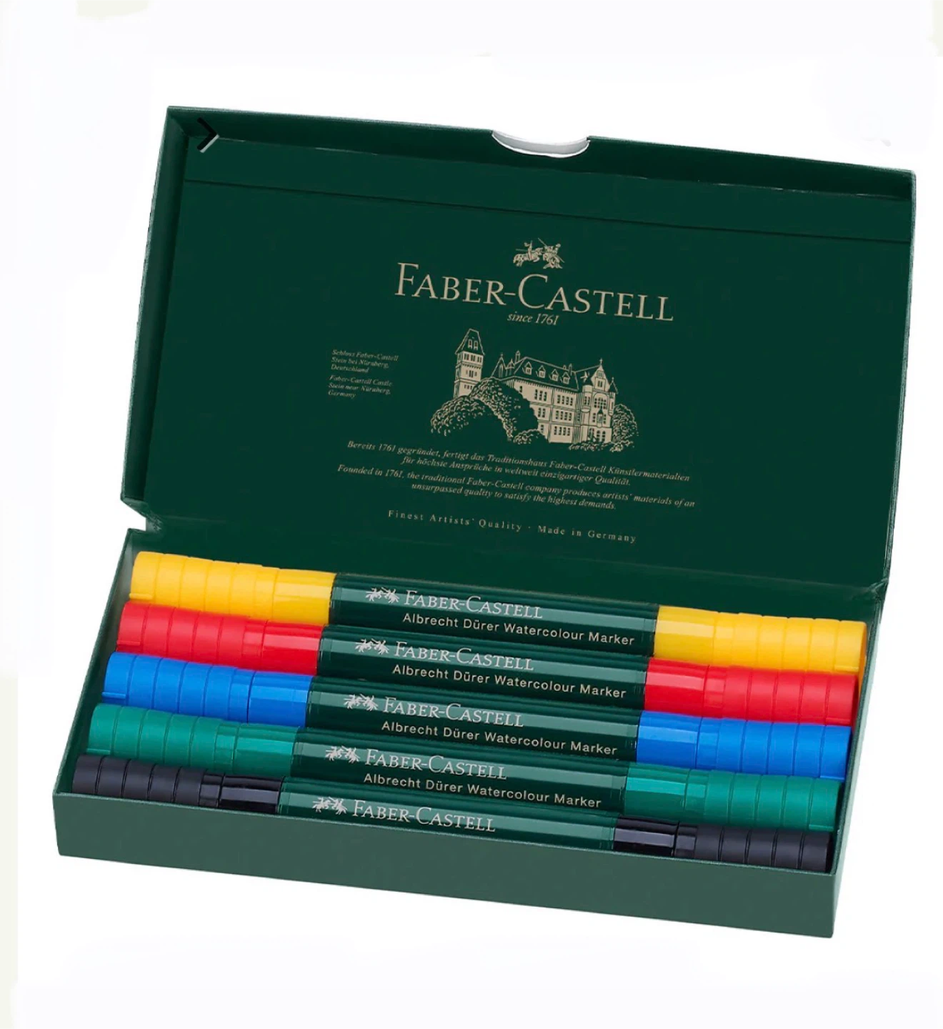 NIB Sealed Faber-Castell Watercolour Markers - Set of 5 - photo 3