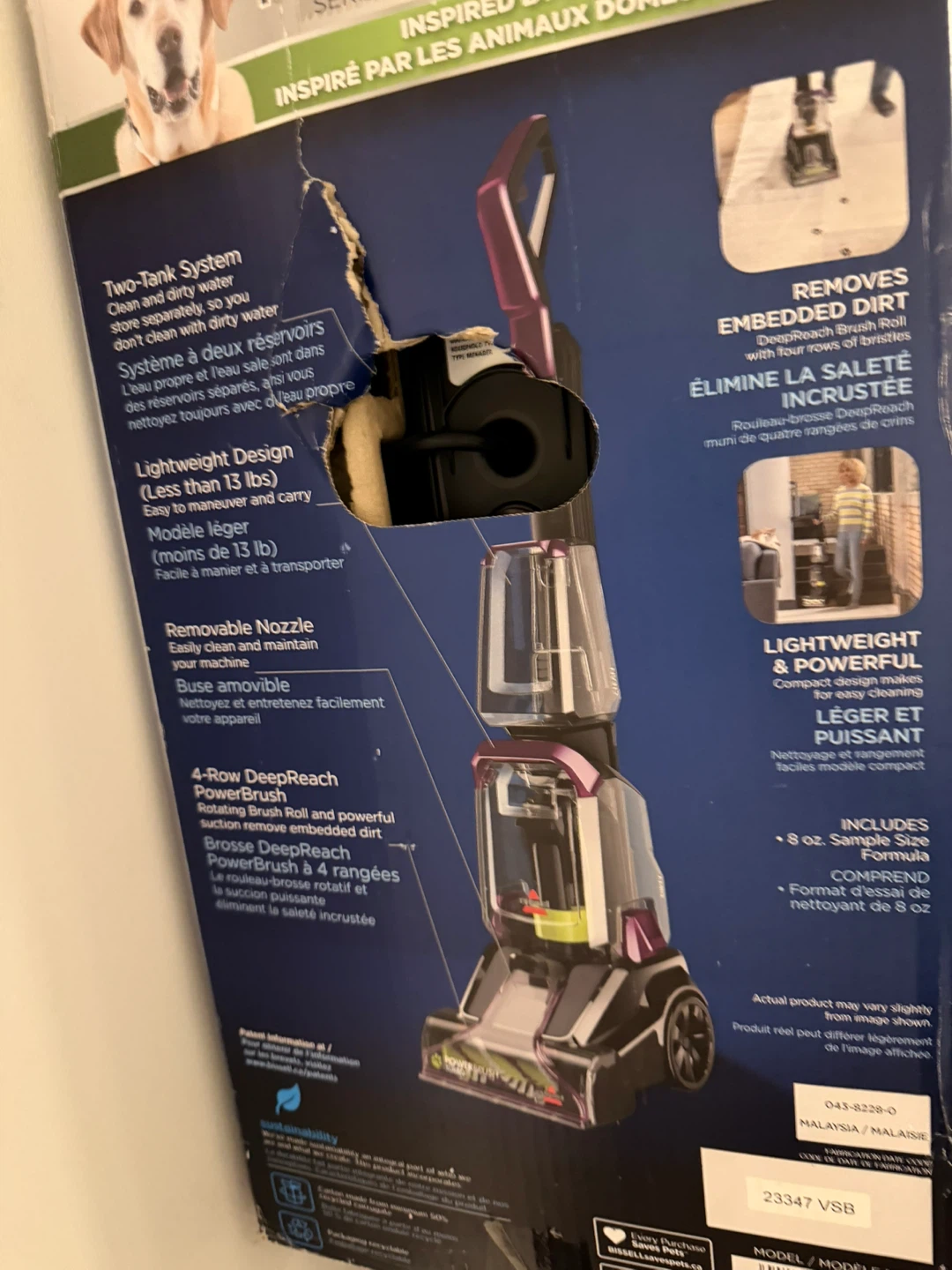 Bissell PowerBrush Turbo Pet Lightweight Carpet Deep Cleaner - photo 2