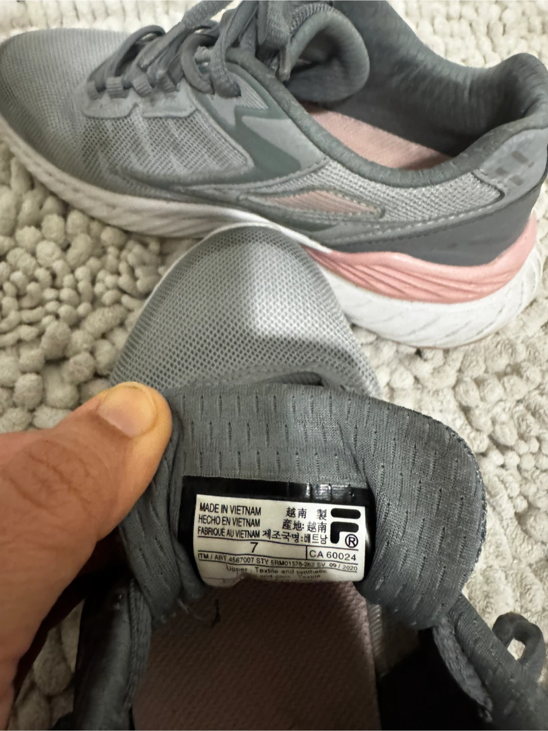 Fila Women's Running Shoes - Grey/Pink - photo 4